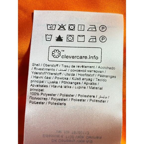 ICHI IHELISO JA Bomber Jacket size 38 Orange Full zip - Picture 11 of 13